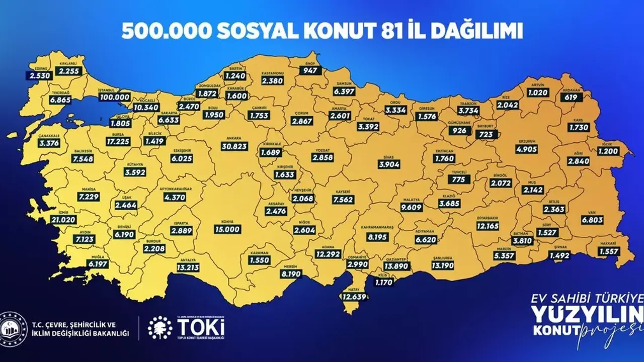 Mersin’e Sosyal Konut Projesi