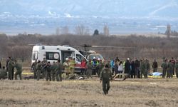 Isparta'da helikopter kazasında şehit olan 6 askerin naaşları morga kaldırıldı