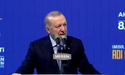 Cumhurbaşkanı Recep Tayyip Erdoğan Mersin'de konuşuyor