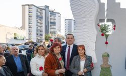 Mersin Yenişehir’de depremde kaybolan çocuklar anısına anıt yapıldı