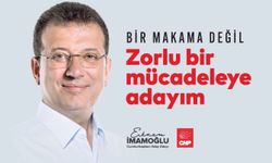 İmamoğlu “Makama değil zorlu mücadeleye adayım”