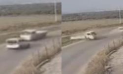 Mersin'de kaza anları kamerada: 1 ölü, 6 yaralı