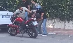 Mersin'de boğazına cisim kaçan vatandaşın imdadına motorlu genç yetişti