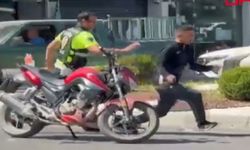 Mersin'de polisin dikkati yangını önledi
