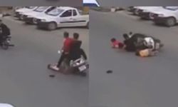 Mersin'de yola fırlayan çocuğa motosikletler çarptı