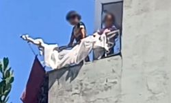 Küçük çocuklar yürekleri ağza getirdi