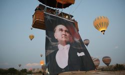 Sıcak hava balonları 30 Ağustos Zafer Bayramı için havalandı
