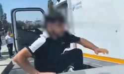Eyüpsultan'da tartıştığı sürücünün önünü kesip aracına saldıran kamyonet şoförü gözaltına alındı