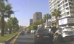 Mersin'de kaza anı saniye saniye kamerada