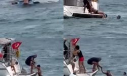Mersin'de 6 kişinin içinde olduğu tekne alabora oldu