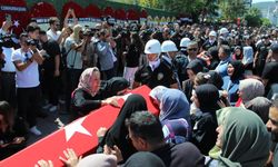 Şehit Polis Başmüfettişi Muhsin Aydemir ve polis memuru Hasan Akın için cenaze töreni düzenlendi