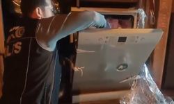 Bulaşık makinesine gizlenen 53 bin adet uyuşturcu hapı narkotik köpeği buldu