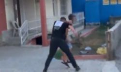 Bıçaklandıktan sonra duvardan atlayıp kaçmaya çalıştı!