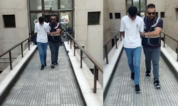 Polisi görünce çimlere yatıp ölü taklidi yaptı!