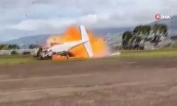 Venezuela'da bir uçak havalandıktan saniyeler sonra düştü: 2 ölü