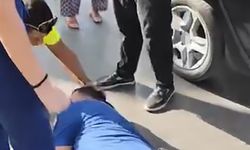 Otomobilin çarptığı polis memuru yaralandı