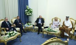 Cumhurbaşkanı Erdoğan'dan Fransa, İngiltere, İtalya ve Katar liderleriyle toplantı