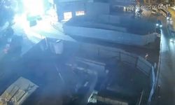 Kocaeli'nin Gebze'de binanın yıkılma anı kameralarda