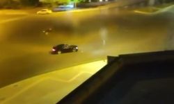 Mersin'de kavşakta drift atan şahıs yakalandı