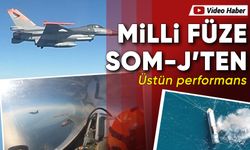Milli füze SOM-J, düşük irtifa ve manevra testinde üstün performans gösterdi