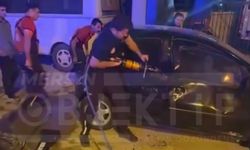 Mersin’de otomobilde sıkışan sürücü son anda kurtarıldı