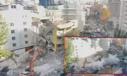 Ankara'da yıkım sırasında bina çöktü