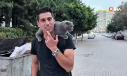 ‘Nasıl kaçmıyor’ diyenler olsa da ‘Duman’ sahibinin omzunda kenti turluyor