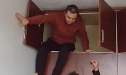 Aranan şahsın yakalandığı yer pes dedirtti