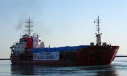 19. İyilik Gemisi Gazze’ye yardım için Mersin’den yola çıktı