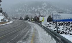 Sertavul Geçidi'nde ulaşım kontrollü sağlanıyor