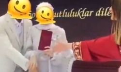 Nikah töreninde ilginç an: Gelinden tokalaşma yasağı