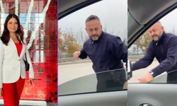 Meclis üyesini sıkıştırıp, aracı yumrukladı