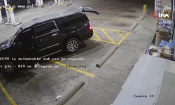 ABD’de hırsızlar çalıntı araçla market ATM’sini yerinden söktü