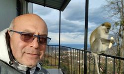 Hayvanat bahçesinden kaçan maymuna balkonunda muz verdi