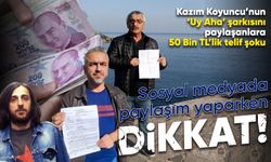 Kazım Koyuncu’nun ‘Uy Aha’ şarkısını paylaşana 50 Bin TL’lik telif şoku