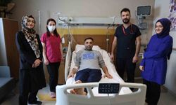 Elazığ'da 45 yaşındaki hasta 50 dakikalık kalp masajıyla hayata döndürüldü