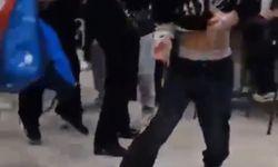 Ankara'da alışveriş merkezinde b-çaklı kavga kamerada: 1 yaralı, 3 çocuk gözlem altında