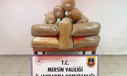 Mersin'de 100 kilo kaçak tütün ele geçirildi