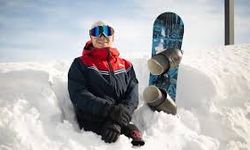 2 bacağı olmayan ‘balık adam’ın kayak tutkusu