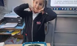 Şehit polisin kızına doğum günü sürprizi