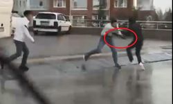 Pompalı tüfekli kavga kamerada