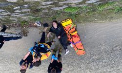 Dereye düşen adam kalp masajıyla hayata döndürüldü