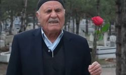 Eşinin mezarına her 14 Şubat'ta kırmızı gülle gidiyor