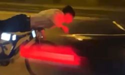 Bisikletle tehlikeli hareketler ölüm getirdi