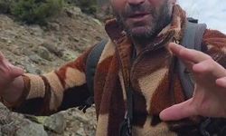 Kuş gözlemi için çıktığı arazide ayı ile karşı karşıya kaldı!