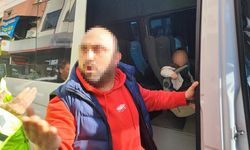 Trafik uygulamasında ceza yiyen sürücü polisi tehdit etti