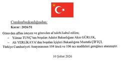 Cumhurbaşkanlığı kararıyla bakanlıklarda yeni atamalar yapıldı!