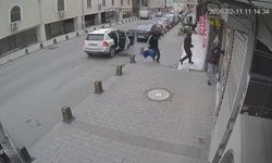 Kuyumcuya soygun girişimi kamerada