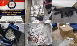 İzmir'de 450 bin hap, 1 kilo 660 gram kokain ele geçirildi