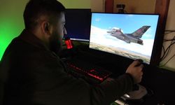 Youtuber gençten çatı katından sanal F-16 eğitimi